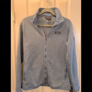 Patagonia women’s Better Sweater. Berlin Blue size large